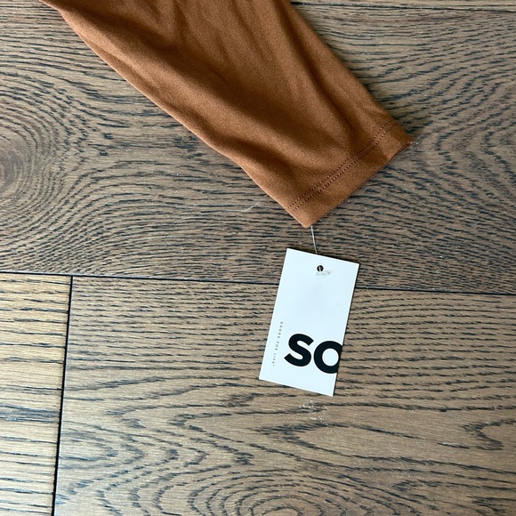 NWT Sonoma Juniors Brown Long Sleeve Princess Fit & Flare Dress Size Large - Picture 5 of 8